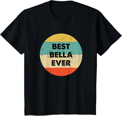 Vista 43 de Bella Name - Camiseta, Negro, S