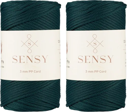 Vista 76 de Cuerda de poliéster Sensy Premium de 3 mm, 120 metros, 100% cordón de polipropileno, cuerda de macramé de 3 mm, cordón para bolsos de ganchillo
