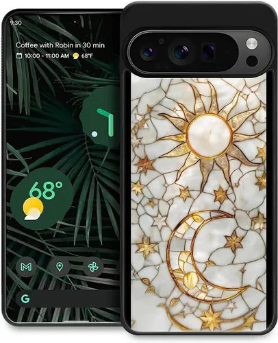 Vista 48 de Compatible con Google Pixel 4A 5G Mobile Case Creative Acrylic Back Panel Silicona Edge Case Slim Protección Especialmente para Google Pixel 4A 5G