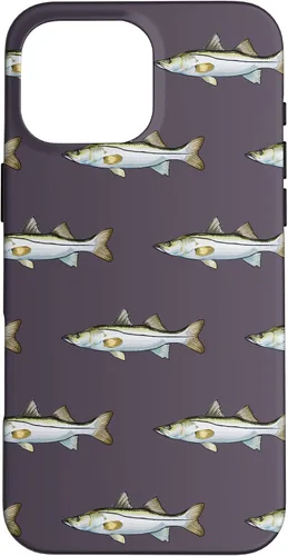 Vista 19 de Grey Snook Pattern Saltwater Fish Case for iPhone 17