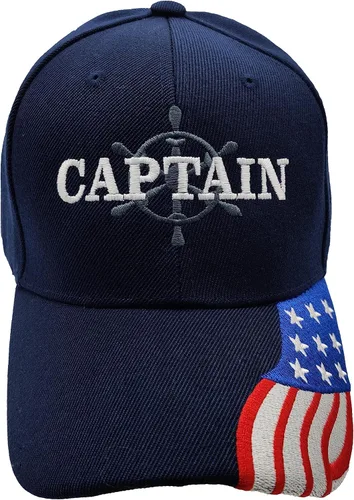 Vista 4 de Captain and First Mate - Gorras de béisbol a juego