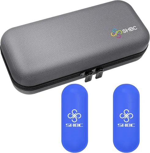 Vista 9 de SHBC - Estuche enfriador para viajar, organizador de medicamentos para diabéticos, bolsa refrigerante con aislamiento con 2 paquetes de hielo
