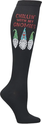 Vista 17 de Nurse Mates Calcetines de pantorrilla para mujer Compresión de 12-14 mmHg Soporte y comodidad superiores 1 par Tinte espacial Aqua Breeze