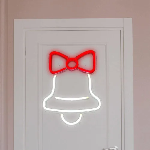 Vista 7 de Letreros de neón de Navidad para decoración de pared, funciona con USB, luces decorativas para el hogar, oficina, bar, pub, club, suministros