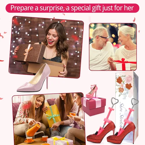 Vista 6 de RekTak Estirador de zapatos para mujer, para pies anchos, ampliador de zapatos de ancho ajustable, ampliador de zapatos para mujer