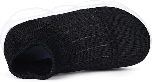 Vista 111 de Zapatos de bebé Pantuflas para niños pequeños, calcetines para niños y niñas, suela antideslizante