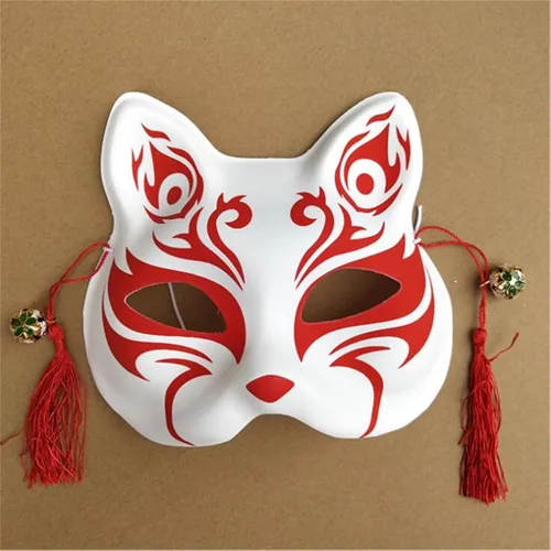 Vista 3 de Sperrins Bells - Máscaras decorativas para cosplay, Halloween, zorros, máscara multifunción