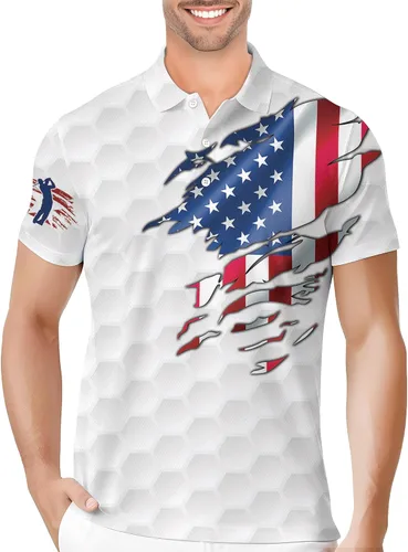Vista 28 de PAGYMO Camisetas de golf divertidas para hombre, diseño de impresión loca Aop-polo-06361