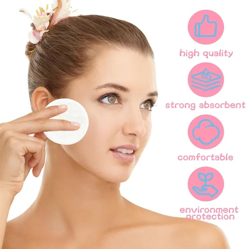 Vista 5 de 120 esponjas faciales comprimidas, almohadillas de limpieza facial, esponja de limpieza facial redonda para spa, exfoliación, lavado facial
