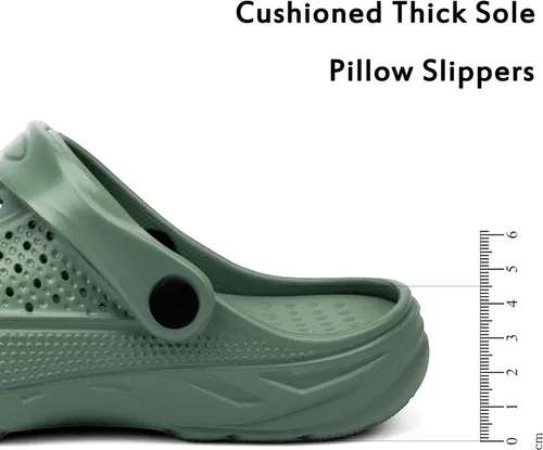 Vista 4 de INMINPIN - Zuecos ortopédicos para mujeres y hombres, con soporte de arco, zapatos de jardín, sandalias con fascitis plantar y plantillas de pies
