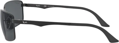 Vista 4 de Ray-Ban Gafas de sol rectangulares de metal RB3498 para hombre