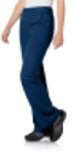 Vista 3 de URBANE Landau - Pantalón médico tipo cargo de 3 bolsillos para mujer, suave, sedoso, elástico y cómodo, color azul marino, XS
