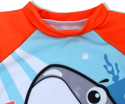 Vista 3 de Trajes de baño de dos piezas para niños, traje de baño de manga larga