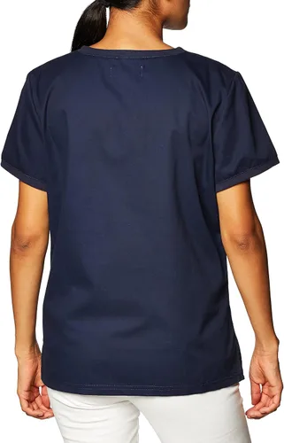 Vista 3 de Delantal Koi, para mujer, modelo NICOLE, super cómodo, estilo pulóver, con ribete de canalé.