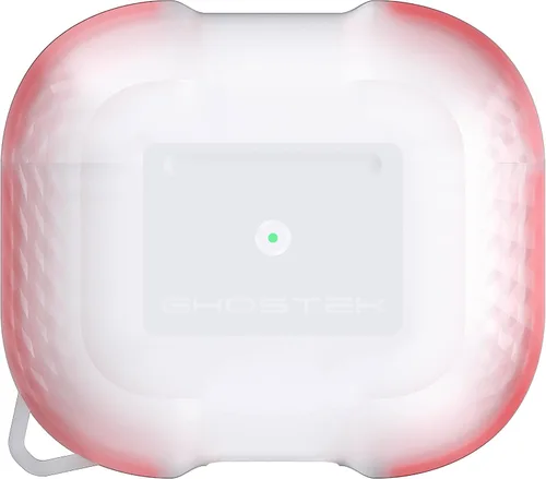 Vista 2 de Ghostek COVERT - Funda protectora de silicona transparente para AirPods 3 con llavero, diseño delgado de primera calidad con protección resistente