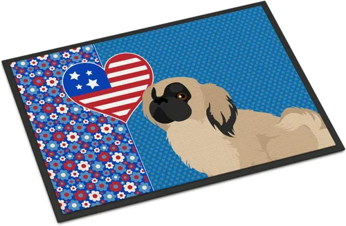 Vista 166 de Caroline's Treasures WDK5119JMAT Airedale Terrier USA - Tapete para interiores o exteriores, 24 x 36 pulgadas, tapete para puerta delantera