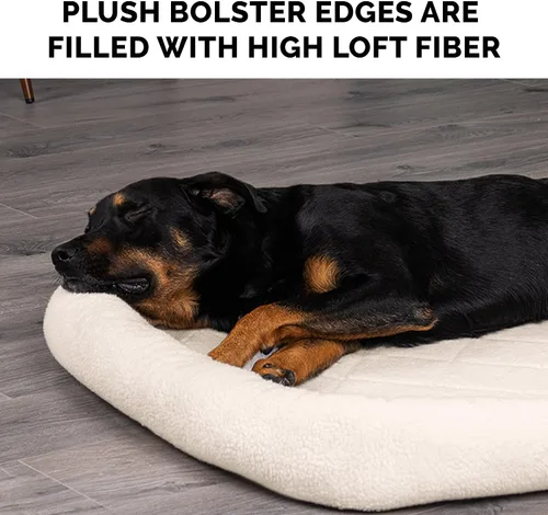 Vista 10 de Furhaven Cama para Perros para Perros Medianos/Pequeños y Gatos de Interior, 100% Lavable, Dimensionada para Adaptarse a Jaulas - Almohadilla