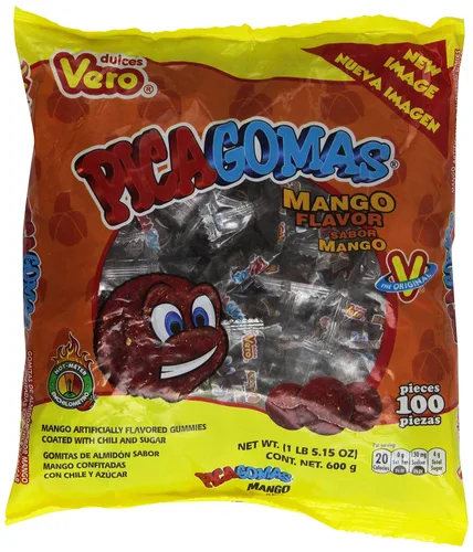 Vista 8 de Vero Picamelon - Gomitas de sandía con chile, caramelo mexicano, 100