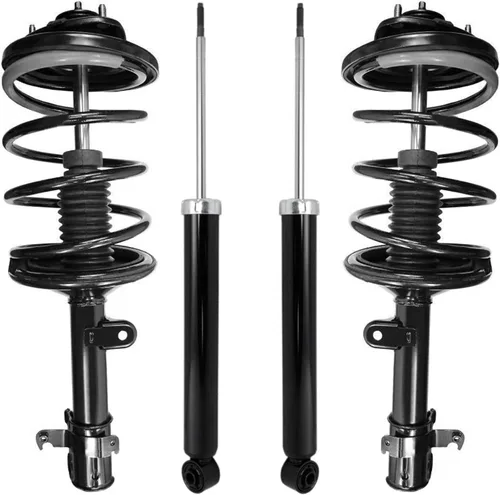 Vista 46 de Detroit Axle - Puntales y Amortiguadores para Chevy Traverse Buick Enclave GMC Acadia Saturn Outlook 2007-2012, 2 puntales delanteros con resorte