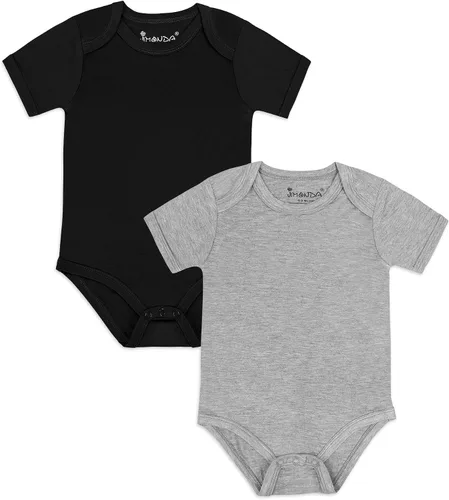 Vista 33 de Jimonda Body de rayón de bambú de manga corta para bebés, niños y niñas, trajes suaves para recién nacidos