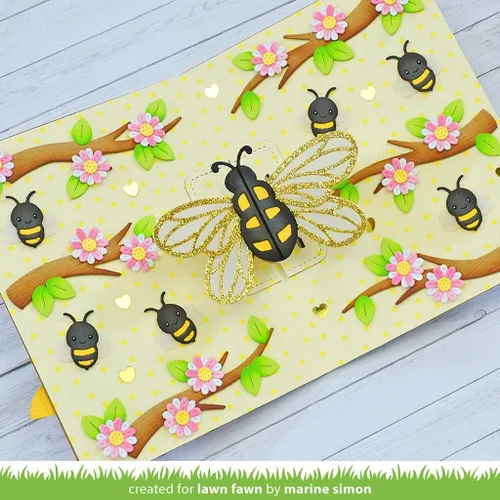 Vista 3 de Lawn Fawn Muere de abeja emergente LF3138