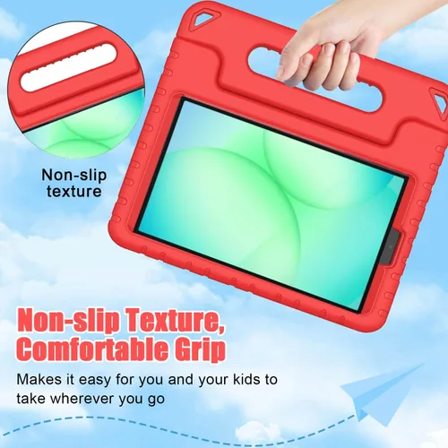Vista 4 de BMOUO Funda infantil para Samsung Galaxy Tab A11 de 8.7 pulgadas 2025, Galaxy A9 de 8.7 pulgadas 2023 / A7 Lite 2021 con protector de pantalla, a