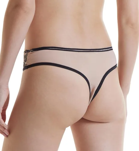 Vista 2 de hanky panky Tanga de oro rosa x Prabal Gurung para mujer
