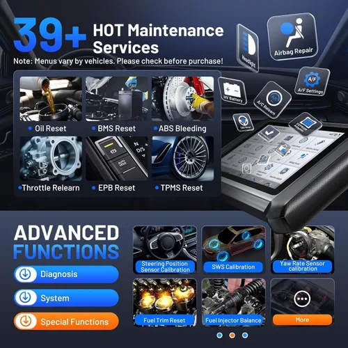 Vista 6 de XTOOL Escáner de Diagnóstico D7W OBD2: Versión Inalámbrica 2026 de D7/D7S/D7BT, Herramienta de Escaneo Bidireccional con Diagnóstico de TODO