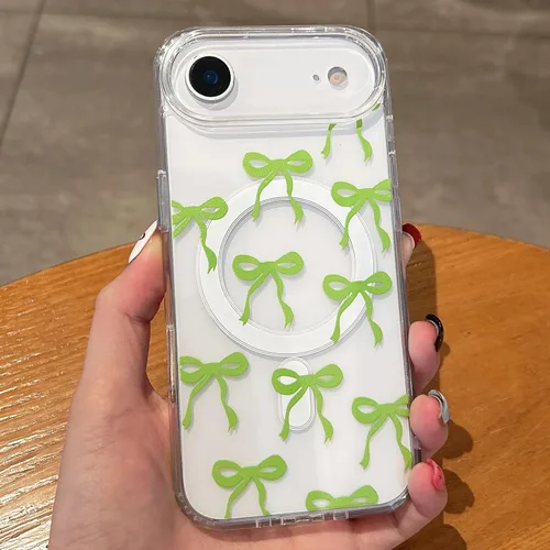 Vista 69 de UEEBAI - Funda magnética para iPhone 11, diseño de lazo, compatible con MagSafe, funda transparente delgada inalámbrica, antiamarilleo, a prueba
