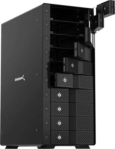 Vista 9 de SABRENT - Carcasa para disco duro USB-C de 4 bahías, estación de acoplamiento (DS-SC4B)
