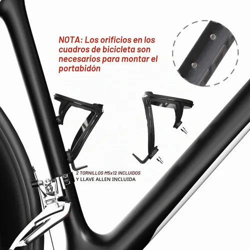 Vista 5 de GEMFUL Combo de soporte para botella de agua para bicicleta y botella de bicicleta, 24 onzas, 25.4 fl oz, libre de BPA, a prueba de fugas