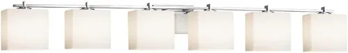 Vista 8 de Justice Design Group Lighting FSN-8446-55-WEVE-CROM Era - Barra de baño, cromo pulido