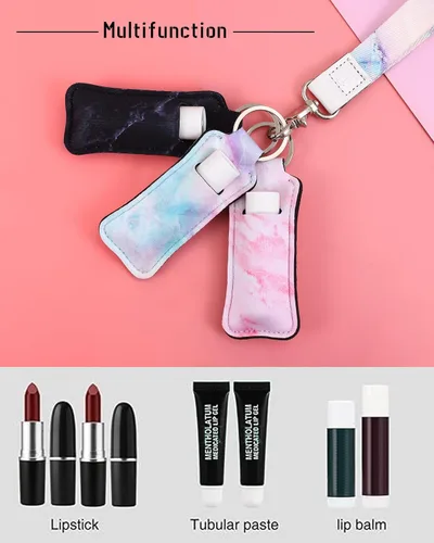 Vista 14 de COOKOOKY Chapstick - Llavero con clip para bálsamo labial