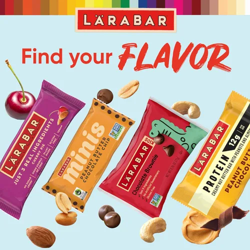 Vista 9 de Larabar Barra de limón, barra vegana de frutas y nueces, sin gluten, barras de 1.6 onzas, 6 unidades 6 ingredientes reales, dátiles, almendras