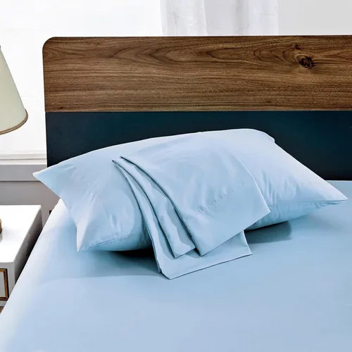 Vista 8 de FreshCulture Fundas de Almohada Beige Tamaño Queen Paquete de 2 - Juego de Fundas de Almohada - Cierre de Sobre - Tela de Microfibra Cepillada Suave