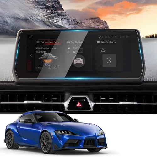 Vista 11 de YEE PIN Protector de pantalla para 2014-2019 4Runner Entune 6.1 pulgadas/2013 BRZ, protector de pantalla táctil de cristal templado para navegación