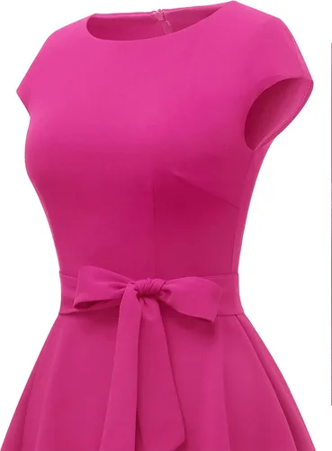 Vista 4 de DRESSTELLS - Vestidos de cóctel para mujer, vestido formal para invitadas de boda, vestido de noche discreto para festividades, iglesia y fiestas