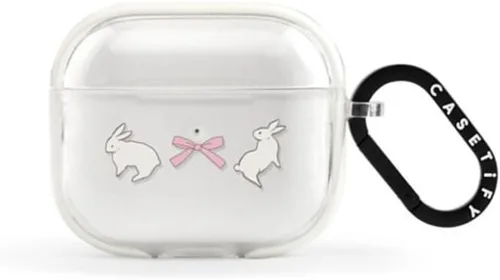 Vista 34 de CASETiFY Impact Airpods Pro (1ª/2ª) - Funda con anillo, color negro