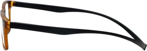 Vista 5 de Magz Astoria - Gafas de lectura cuadradas con luz azul + 1.50 Tortuga Hombres/Mujeres Cuello Colgantes Magnético Snap It Marco de Conexión Trasera