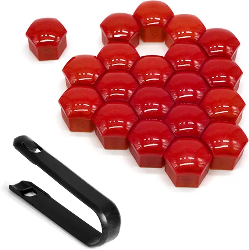 Vista 7 de 20 unidades de cubiertas para tuercas de rueda, cubiertas hexagonales de 17 mm para pernos de rueda, cubiertas para tuercas de neumáticos