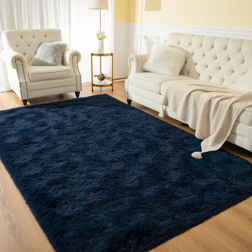 Vista 228 de Softlife Alfombra naranja para dormitorio, alfombra de felpa esponjosa para sala de estar para niñas, alfombra lanuda para niños, alfombra suave