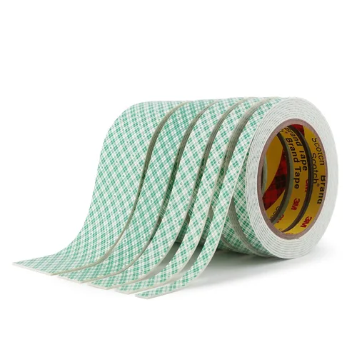 Vista 6 de Cinta de espuma de doble cara 0.39" x 10 pies Fabricada con cinta de espuma 3M de pelar y pegar Cinta de montaje Cinta de doble capa de uretano