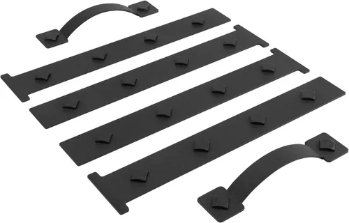 Vista 4 de Kit de herrajes magnéticos decorativos para puerta de garaje, atractivas bisagras de imitación, accesorios de decoración, 1 acentos de puerta