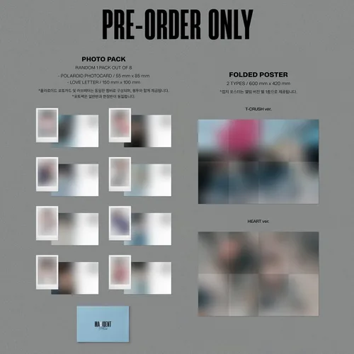 Vista 6 de Stray Kids - Mini álbum [MAXIDENT] (T-CRUSH Ver.) - Libro de fotos + CD-R + papel de letras + tarjetas de fotos + mini póster + calcomanía facial +