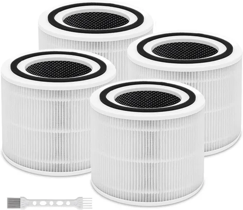 Vista 9 de Paquete de 4 Core 300/Core P350 Compatible con LEVOIT Core P350/Core 300 y Core 300S, Filtro Verdadero de Grado Carbón Activado de Alta Eficiencia