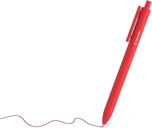 Vista 3 de TRU RED Bolígrafos de gel retráctiles, punta media de 0.028 in, colores de tinta surtidos, paquete de 24 bolígrafos de secado rápido