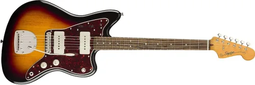 Vista 2 de Guitarra eléctrica Squier Classic Vibe 60s Jazzmaster, con garantía de 2 años, Sunburst de 3 colores, diapasón de laurel 3-Color Sunburst