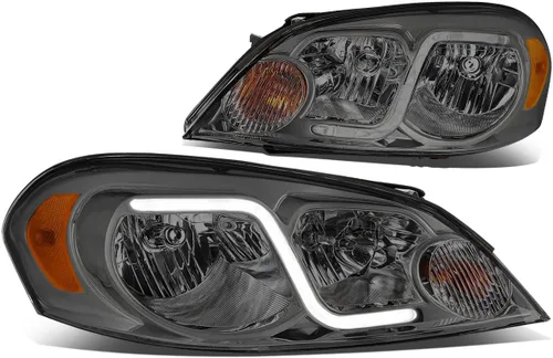 Vista 11 de DNA Motoring HL-OH-CI06-BK-CL1 - Faros delanteros de carcasa negra compatibles con Impala 06-13
