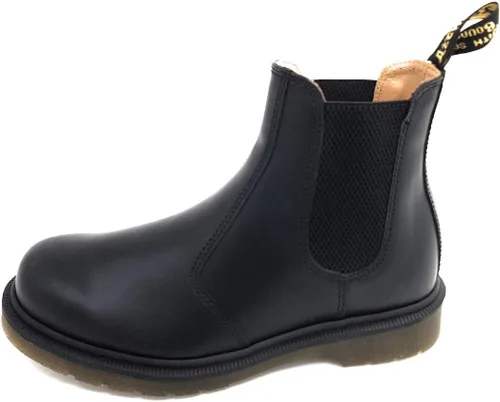 Vista 3 de Dr. Martens - Botas unisex modelo Leonore Chelsea 2976, Negro