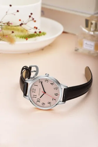 Vista 3 de BRIGADA - Reloj de mujer elegante reloj para mujer correa de cuero reloj de chicas para mujer impermeable